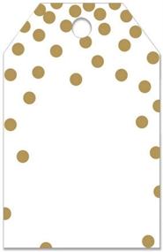 img 1 attached to Metallic Gold Dots Printed Gift