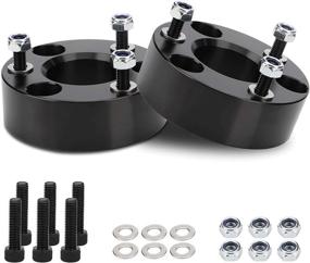 img 4 attached to 🔧 2.5 inch Leveling Lift Kit for 2006-2020 Ram 1500 4WD & 2005-2011 Dakota 2WD - Forged Front Strut Spacers to Raise Pickup Front by 2.5 inches