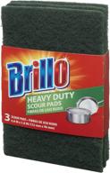 brillo heavy scour pads 3 count logo