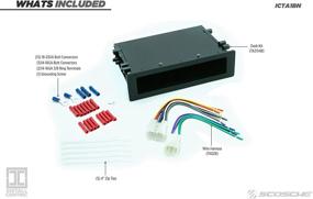 img 2 attached to 📻 SCOSCHE Install Centric ICTA1BN карманный комплект - идеальное решение для установки неоригинальной стереосистемы в Toyota с 1982 по 2004 год.