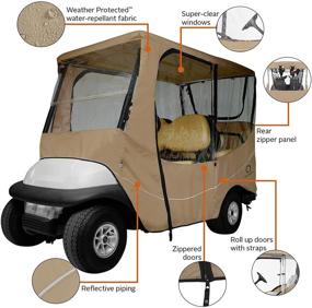 img 1 attached to 🏌️ Ultimate Protection and Style: Classic Accessories Fairway Golf Cart Travel Enclosure