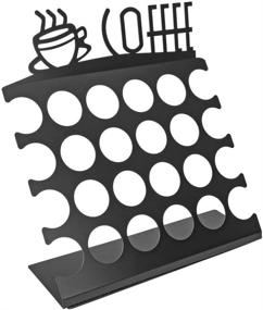 img 4 attached to ☕️ Organize and Showcase Your K-Cups with the Southern Homewares Countertop K-Cup Display Holder Rack - Holds 24 Pods in Sleek Black Metal Design