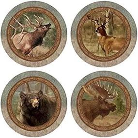 img 4 attached to Thirstystone Stoneware Coaster Wildlife Quartet: Preserve Your Surfaces in Style