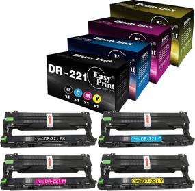 img 4 attached to EASYPRINT Compatible 4-Pack DR221 DR-221CL Drum Unit - Ideal for Brother DCP-9020CDW, HL-3140CDW, HL-3170CDW, MFC-9140CDN, MFC-9330CDW Printers