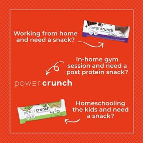 img 1 attached to Power Crunch Whey Protein Bars: Delicious High Protein Snacks, French Vanilla Creme Flavor for a Satisfying Boost (12-Pack)