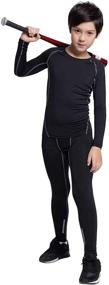 img 1 attached to Witkey Underwear Athletic Compression Leggings Boys' Clothing and Underwear