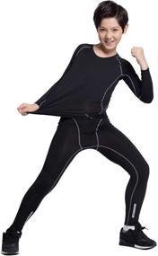 img 2 attached to Witkey Underwear Athletic Compression Leggings Boys' Clothing and Underwear
