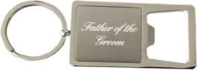 img 3 attached to Infinity Collection Father Grooms Keychain
