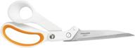 fiskars amplify 10 inch mixed media shears, white - model 171020-1001 logo