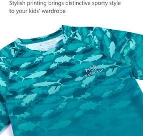 img 2 attached to BASSDASH BASSDASH Youth UPF50 Camo Active Performance Long Sleeve Fishing Shirt Boys' Clothing