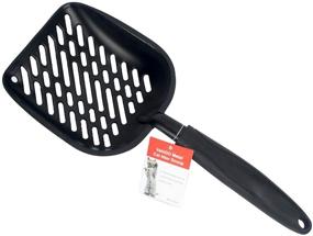 img 4 attached to 🐱 VehiGO Deep Shovel Design Metal Cat Litter Scoop – Solid Aluminum, Non-Stick Coating, Durable Rubber Handle – Easy Scooping, Perfect Size Sifting Slots for All Kitty Litters