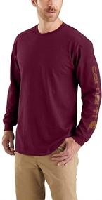img 1 attached to Carhartt Mens Long Sleeve Graphic T Shirt