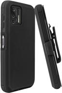 📱 yysho moto g stylus 2021 4g case (not for 5g): shockproof full body protection with belt clip and kickstand (black) - shop now! logo