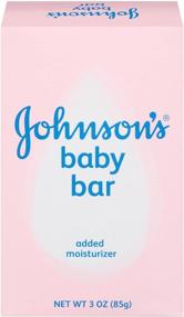 img 1 attached to 👶 Johnson’s Baby Soap Bar: Gentle Hypoallergenic Skin Care for Baby Bath, 3 oz