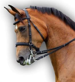 img 3 attached to 🏇 Enhance Your Riding Experience with the Saddlesworld World Soft Padded Leather Bridle