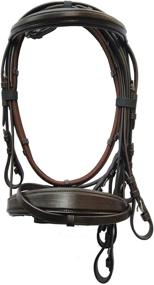 img 1 attached to 🏇 Enhance Your Riding Experience with the Saddlesworld World Soft Padded Leather Bridle