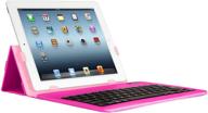 📱 ihome type series: slim bluetooth keyboard case for ipad 2/3/4 in pink logo