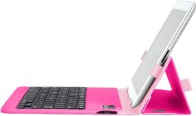 img 3 attached to 📱 iHome Type Series: Slim Bluetooth Keyboard Case for iPad 2/3/4 in Pink