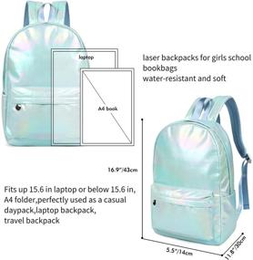 img 4 attached to 🎒 FITMYFAVO Girls' Backpack: Stylish School Book Bags for Elementary to College Women and Laptop Carrying Convenience