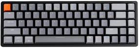 img 4 attached to Keychron K6 68-Key Wireless Bluetooth/USB Wired Gaming Mechanical Keyboard with RGB LED Backlit, Compact 65% Layout, N-Key Rollover, Aluminum Frame for Mac Windows, Gateron Brown Switch