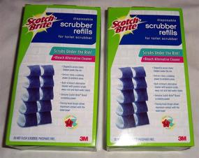 img 2 attached to 🚽 Convenient 20-Piece Value Pack: Scotch Brite Toilet Scrubber Refill - Click N Flip Technology