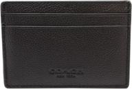 💼 premium coach money leather wallet f75459: elevate your style and organization logo