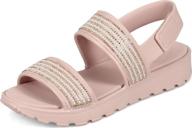 skechers footsteps rhinestone pearl sandals women's shoes logo