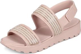 img 4 attached to Skechers Footsteps Rhinestone Pearl Sandals Women's Shoes