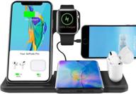 🔌 xperg wireless charger stand: 5 in 1 30w fast charging station dock for apple watch 7/6 airpods pro, compatible with iphone 13/12/11/mini/pro/max/xr/xs max/8 plus and qi-certified phones logo