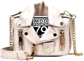 img 1 attached to Rebecca Crossbody Motorcycle 👜 Handbag - Women's Satchels with Wallet