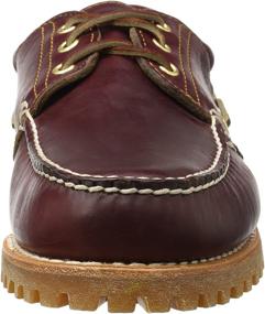 img 3 attached to 👞 Classic Timberland Traditional Handsewn 3 Eyelet Burgundy Men's Shoes: Timeless Style and Unmatched Craftsmanship!