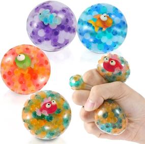 img 4 attached to 🧘 Instant Relaxation: KLT Squishy Anti Stress Stocking Stuffers for Ultimate Calmness
