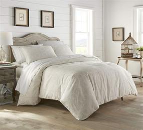 img 3 attached to Stone Cottage Florence Cotton Comforter Natural Bedding