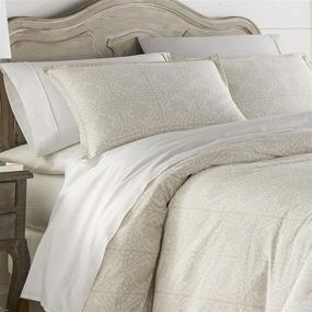 img 1 attached to Stone Cottage Florence Cotton Comforter Natural Bedding