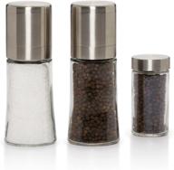 🧂 stainless steel kamenstein elite salt and pepper grinder set + free 5-year spice refills logo