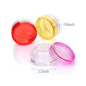 img 3 attached to 💄 Goiio Plastic Cosmetic Containers: Premium Quality and Convenient Storage Solutions