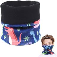 ❄️ winter kids neck gaiter: half face protective cover for cold weather - reusable & washable for boys & girls logo