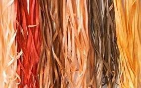 img 3 attached to 🧵 ThreadNanny Silk Ribbons - 6 Spools of Pure Silk - Brown Tones - 60 mts x 4mm
