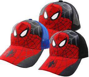 img 1 attached to Бейсболка Snapback Spiderman BAOZOON для детей - аксессуары для мальчиков