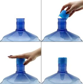 img 3 attached to 🚰 Cornucopia 3 and 5 Gallon Water Jug Replacement Caps (24-Pack), Multi-Purpose Non Spill Lids for Water Dispenser Carboys - Ideal for SEO