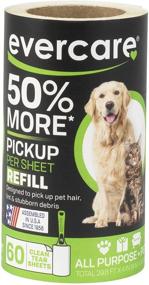 img 4 attached to Evercare Pet Lint Roller Refill - 60 Layer, 1-Count: Effective Pet Hair Removal