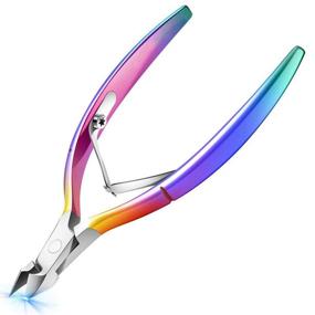 img 4 attached to 🔪 Stainless Steel Cuticle Cutter - PrettyDiva Cuticle Trimmer Nail Nipper with Double Spring, Durable Dead Skin Cuticle Remover Manicure/Pedicure Tool for Fingernail and Toenail Grooming