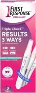 🤰 first response triple check pregnancy: accurate and reliable pregnancy testing логотип