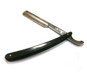 img 2 attached to Plastic Handle Straight Razor Replaceable