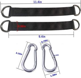 img 3 attached to Tree Swing Hanging Strap Accessories Sports & Fitness