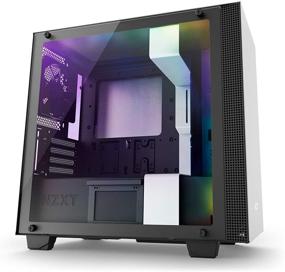 img 4 attached to NZXT H400I - MicroATX PC Gaming Case - CAM-Powered Smart Device - Tempered Glass Panel - Water-Cooling Ready - White/Black - 2018 Version