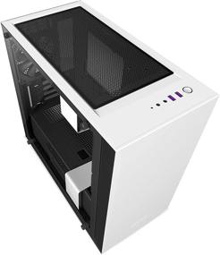img 3 attached to NZXT H400I - MicroATX PC Gaming Case - CAM-Powered Smart Device - Tempered Glass Panel - Water-Cooling Ready - White/Black - 2018 Version