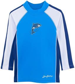 img 3 attached to 🌞 SunBusters Boys' Long Sleeve Rash Guard 12 months - 12 years, UPF 50+ Sun Protection