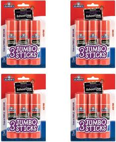 img 4 attached to 🔮 Elmer's E579 Jumbo Disappearing Purple School Glue Stick - Pack of 12 (1.4 oz)