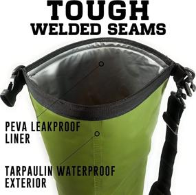 img 3 attached to 🎒 Enthusiast Gear: 15L Insulated Backpack Cooler Dry Bag - Leak Proof, Collapsible, Waterproof - Ideal for Kayaking, Fishing, Beach, Hiking